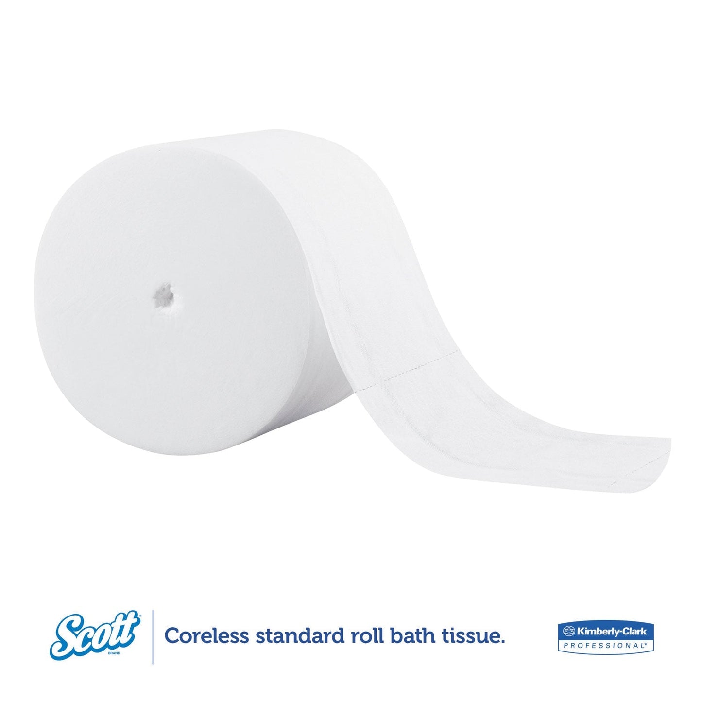 Scott Essential Coreless Srb Bathroom Tissue, Septic Safe, 2-Ply, White, 1000 Sheets/Roll, 36 Rolls/Carton - KCC04007