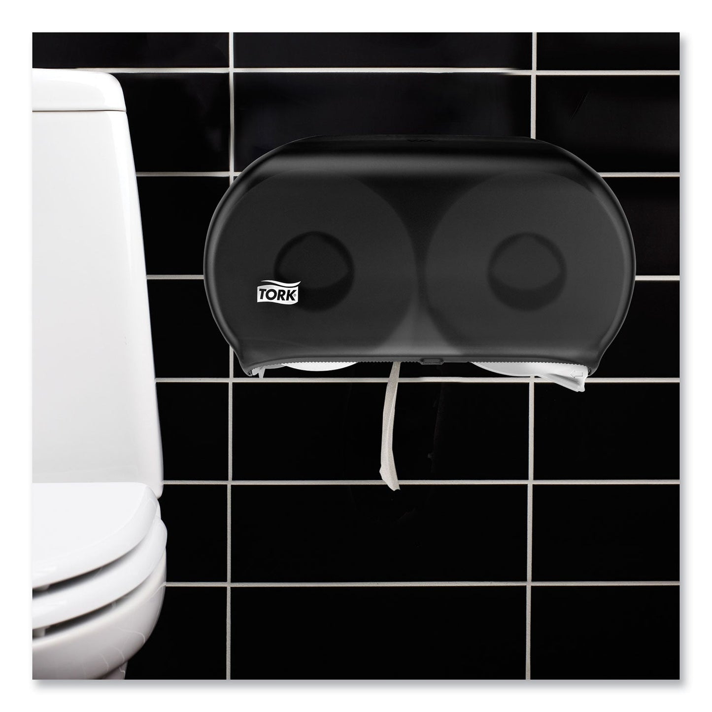 Tork Universal Jumbo Bath Tissue, Septic Safe, 1-Ply, White, 3.48" X 2,000 Ft, 12 Roll/Carton - TRKTJ0912A